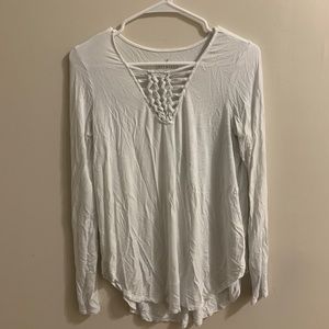 White long sleeve shirt